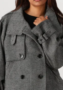 GESTUZ grijze mantel gzavic short jacket grijs Best