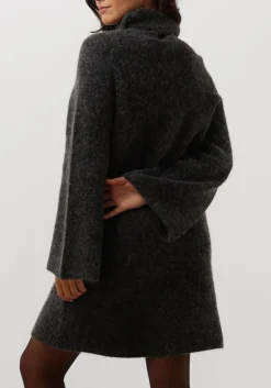 GESTUZ grijze mini jurk alphagz rollneck dress grijs Discount