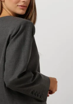 GESTUZ grijze mini jurk paulagz melange blazer dress grijs Sale