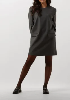 GESTUZ grijze mini jurk paulagz melange blazer dress grijs Sale