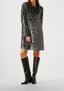 GESTUZ grijze mini jurk salinagz dress grijs Online