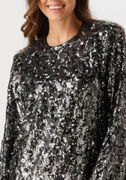 GESTUZ grijze mini jurk salinagz dress grijs Online