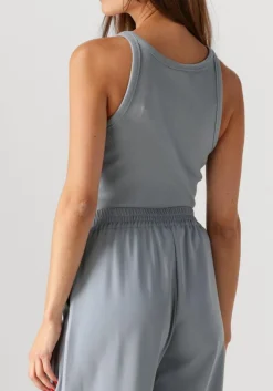 GESTUZ grijze top gzdrew logo tank 2.0 grijs