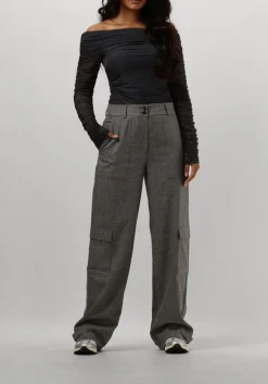 GESTUZ grijze top messigz offshoulder grijs Online