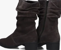 HARTJES grijze enkellaarsjes sue d laars grijs Sale