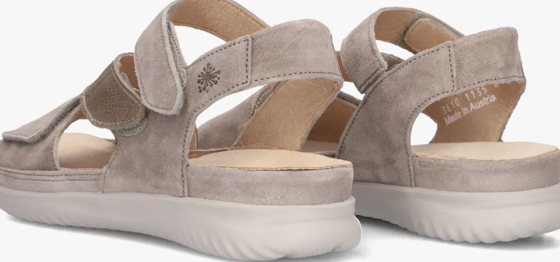 HARTJES grijze platte sandalen breeze grijs Online