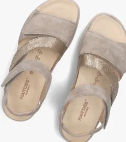 HARTJES grijze platte sandalen breeze grijs Online