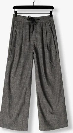 HAUTE L'AMITIÉ grijze haute l'amitié wijde broek michelle check tailor tie tall pants grijs Clearance
