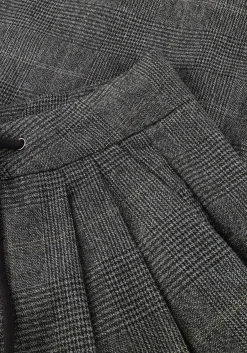 HAUTE L'AMITIÉ grijze haute l'amitié wijde broek michelle check tailor tie tall pants grijs Clearance