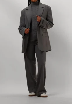 HERSKIND grijze coltrui bob blouse grijs Clearance