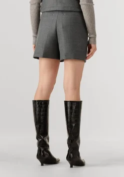 HERSKIND grijze korte broek reggy midt waist short grijs Discount