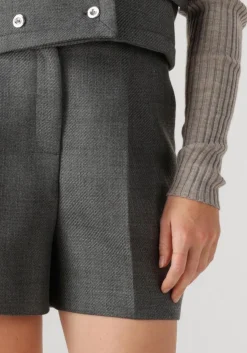 HERSKIND grijze korte broek reggy midt waist short grijs Discount