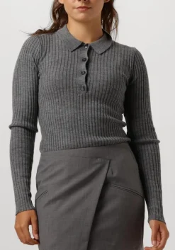 HERSKIND grijze tops & t-shirts cadee blouse grijs New