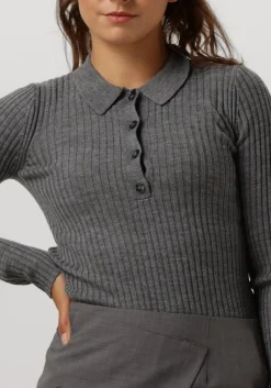 HERSKIND grijze tops & t-shirts cadee blouse grijs New