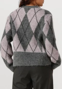 HERSKIND grijze trui carter knit blouse grijs Online