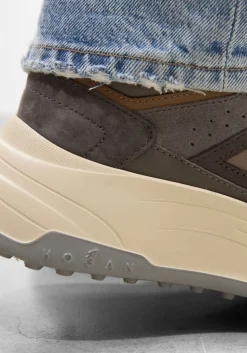 HOGAN grijze lage sneakers h669 allacciato h grijs Best