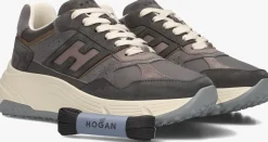 HOGAN grijze lage sneakers h669 allacciato h grijs Best