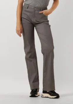 IBANA grijze pantalon passima croco grijs New