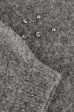 JANICE grijze trui payton stones grijs