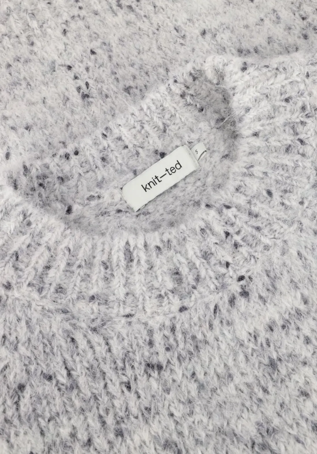 KNIT-TED grijze trui blair grijs Outlet