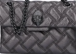 KURT GEIGER LONDON grijze schoudertas mini kensington drench grijs Hot