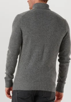 LEURINK KNIT grijze coltrui trani col grijs Discount