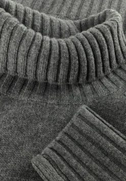 LEURINK KNIT grijze coltrui trani col grijs Discount