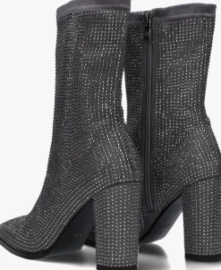 LODI grijze enkellaarsjes vetusa grijs New