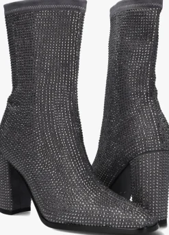 LODI grijze enkellaarsjes vetusa grijs New