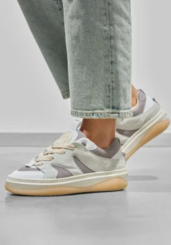 Mason Garments grijze lage sneakers venice tricolore grijs Discount