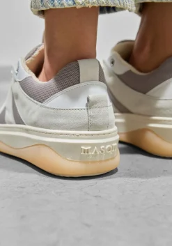 Mason Garments grijze lage sneakers venice tricolore grijs Discount