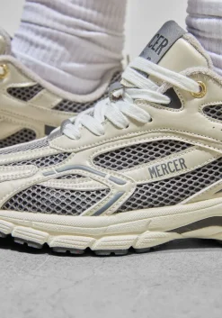 MERCER AMSTERDAM grijze lage sneakers the re-run champagne grijs Best