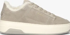 NUBIKK grijze lage sneakers basket teddy grijs Outlet