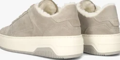 NUBIKK grijze lage sneakers basket teddy grijs Outlet