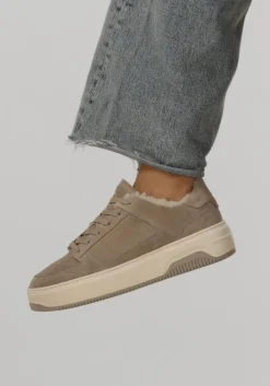 NUBIKK grijze lage sneakers basket teddy grijs Outlet