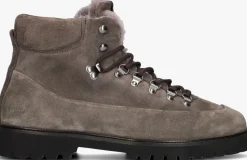 NUBIKK grijze veterboots logan chad fur grijs Best