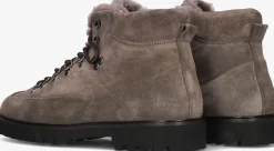 NUBIKK grijze veterboots logan chad fur grijs Best