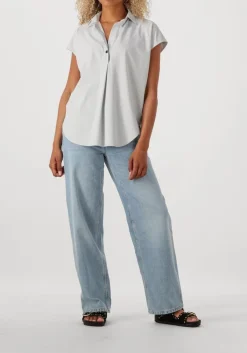 PENN & INK grijze blouses blouse grijs Outlet