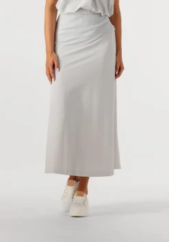 PENN & INK grijze midirok skirt grijs Online