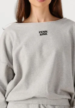 PENN & INK grijze trui sweater w25f1703 grijs Online