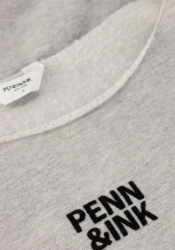 PENN & INK grijze trui sweater w25f1703 grijs Online