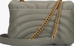 PINKO grijze schoudertas love puff mini grijs