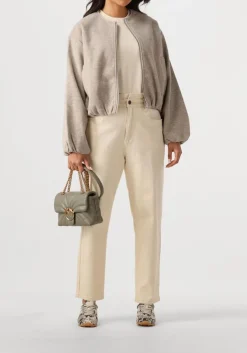 PINKO grijze schoudertas love puff mini grijs