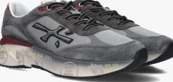 PREMIATA grijze lage sneakers moerun grijs Clearance