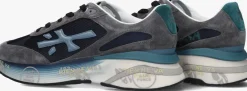 PREMIATA grijze lage sneakers moerun grijs Outlet
