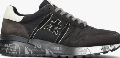 PREMIATA grijze lage sneakers lander grijs Online