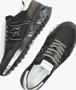 PREMIATA grijze lage sneakers lander grijs Online
