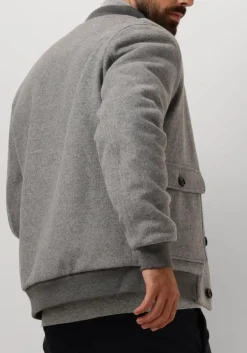 PROFUOMO grijze jack outerw bmbr knit jack grijs New