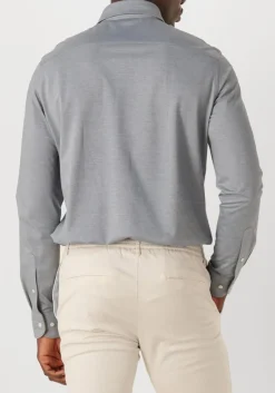 PROFUOMO grijze klassiek overhemd shirt x-cutaway japanese knitted grijs Online