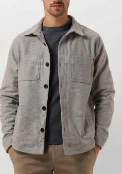 PROFUOMO grijze overshirt overshirt check grijs Online